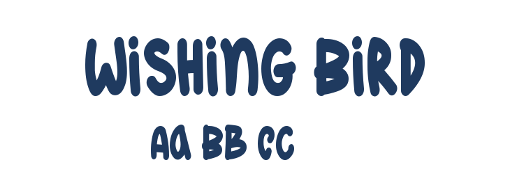 Wishing Bird Font Preview