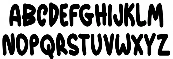 Wishing Bird Schriftart Groß