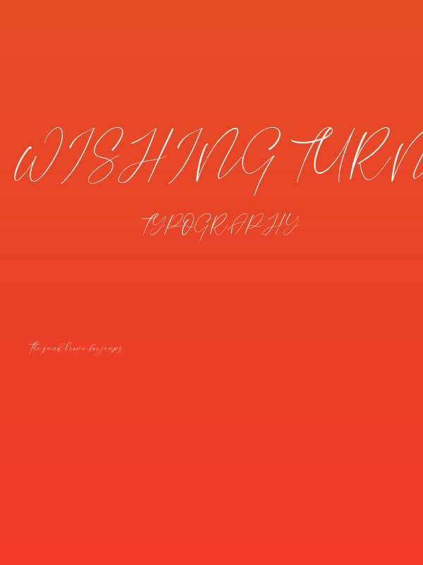 Wishing Turn Poster