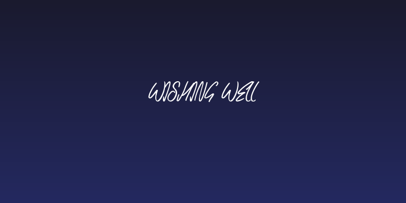 Wishing Well Social Header