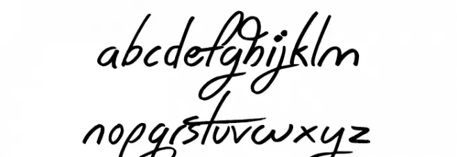 Wishing Well फ़ॉन्ट लोअरकेस