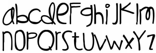 WishingOnAStar फ़ॉन्ट लोअरकेस