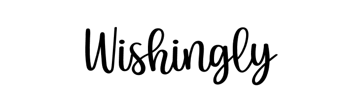 Wishingly  Frei Schriftart Herunterladen