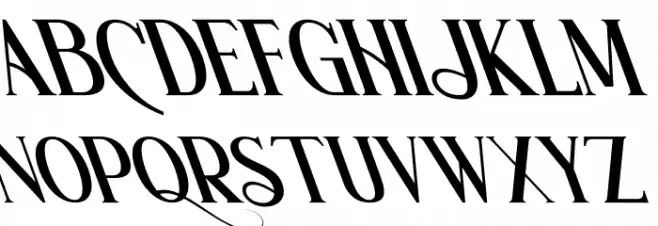 Wishleman Oblique Font Litere mari