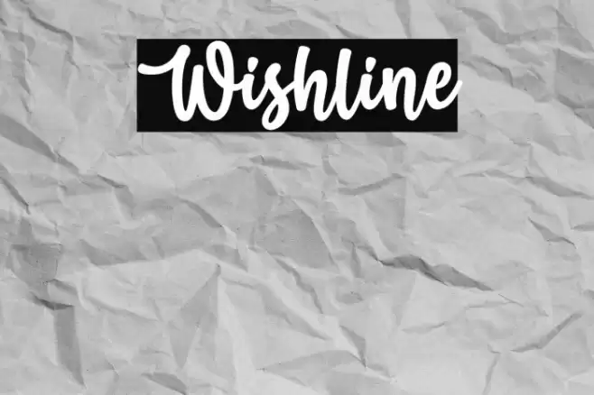Wishline Font examples