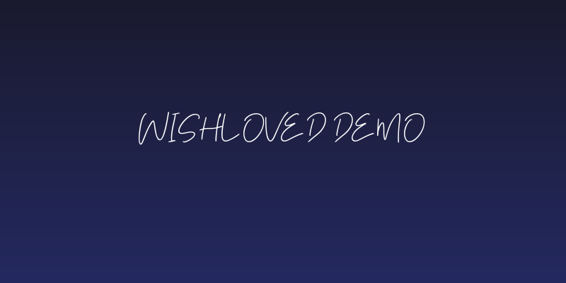 Wishloved Demo Social Header
