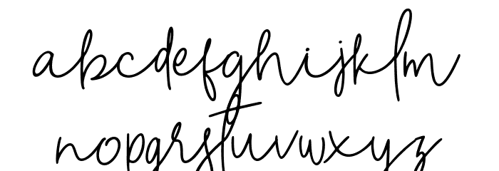 Wishloved Demo Font LOWERCASE