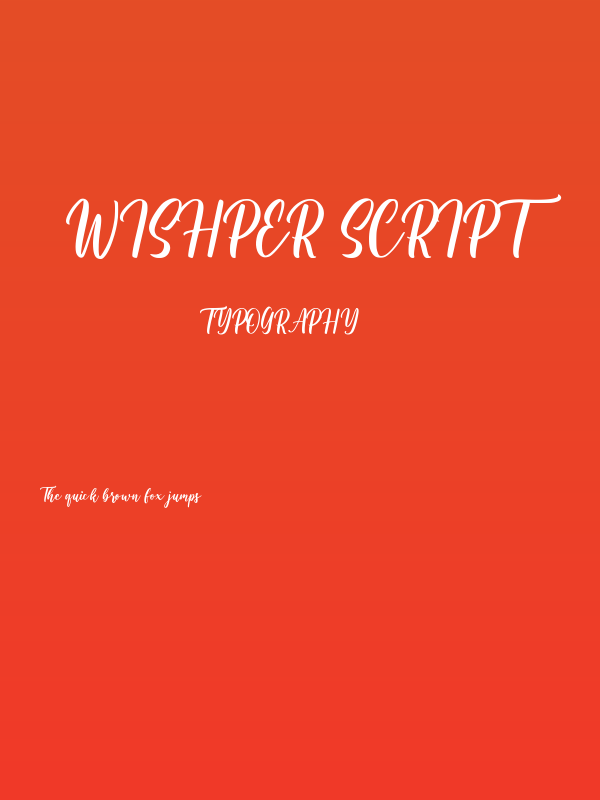 Wishper Script Poster