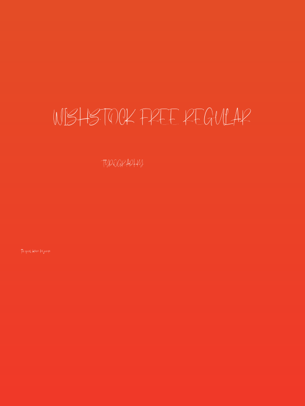 Wishstock Free Regular Poster