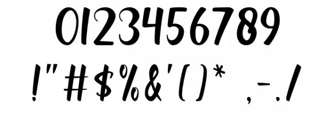 Wishyou Font OTHER CHARS