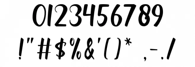 Wishyou Font OTHER CHARS