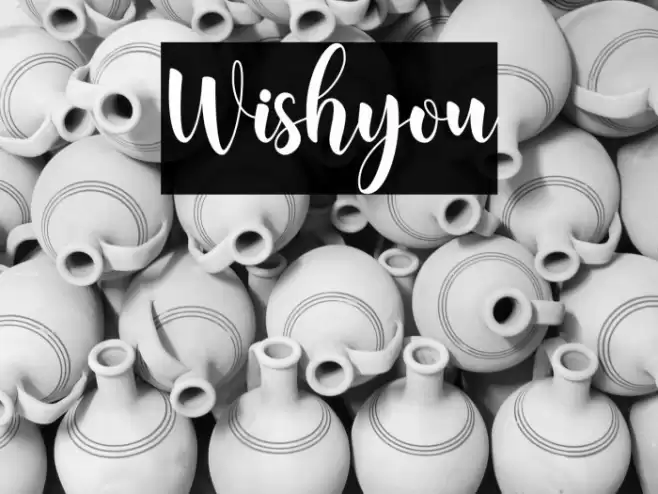 Wishyou Font examples
