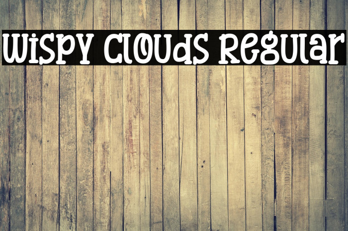 Wispy Clouds Regular Example 2