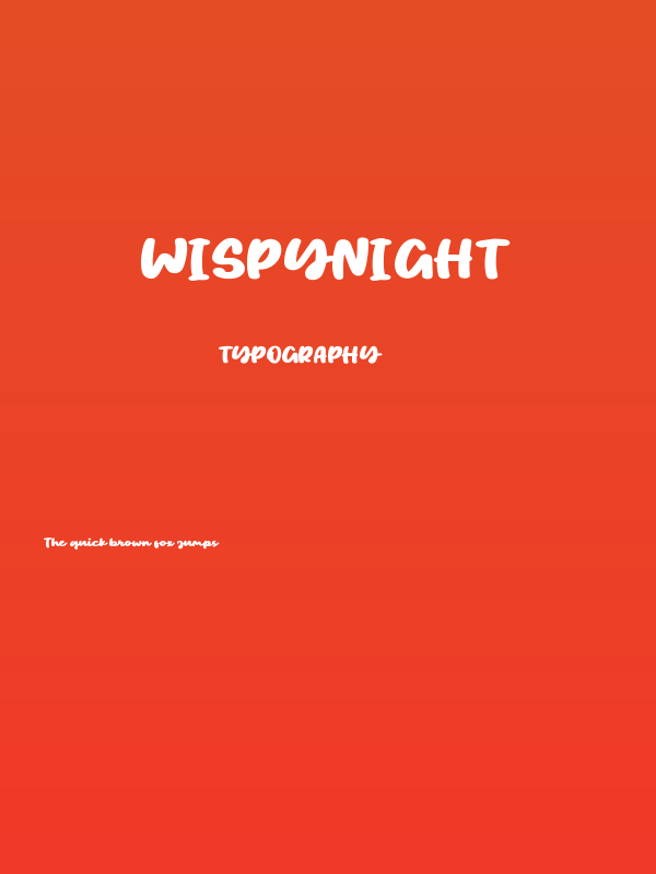WispyNight Poster