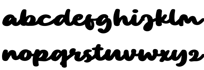 WispyNight Font LOWERCASE