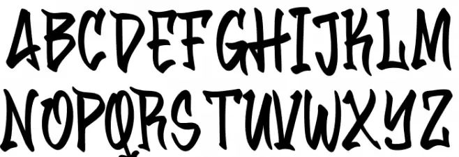 Wister Domn Demo Regular Caratteri MAIUSCOLE