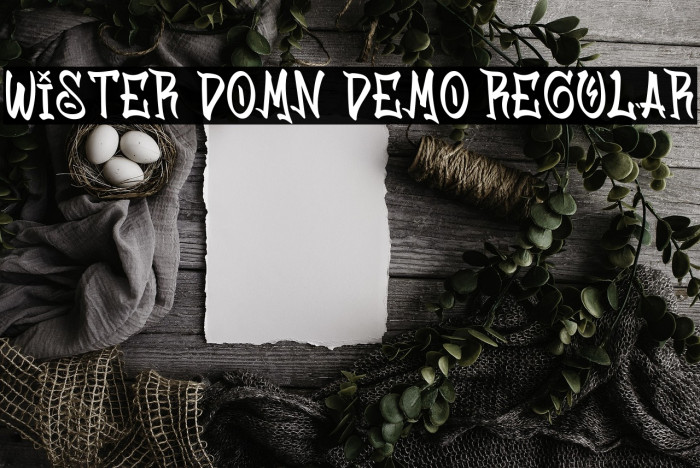 Wister Domn Demo Regular Example 2