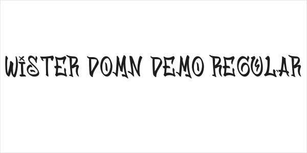 Wister Domn Demo Regular Logo