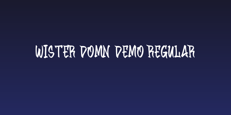Wister Domn Demo Regular Social Header