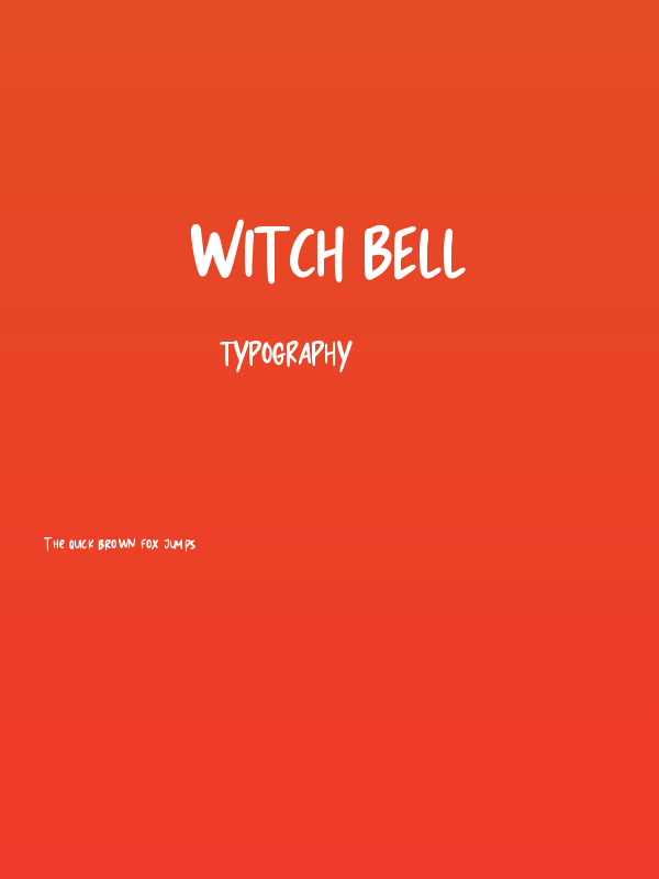 Witch Bell Poster