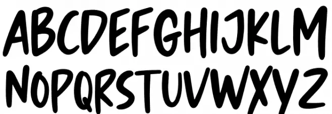 Witch Bell Font Litere mari