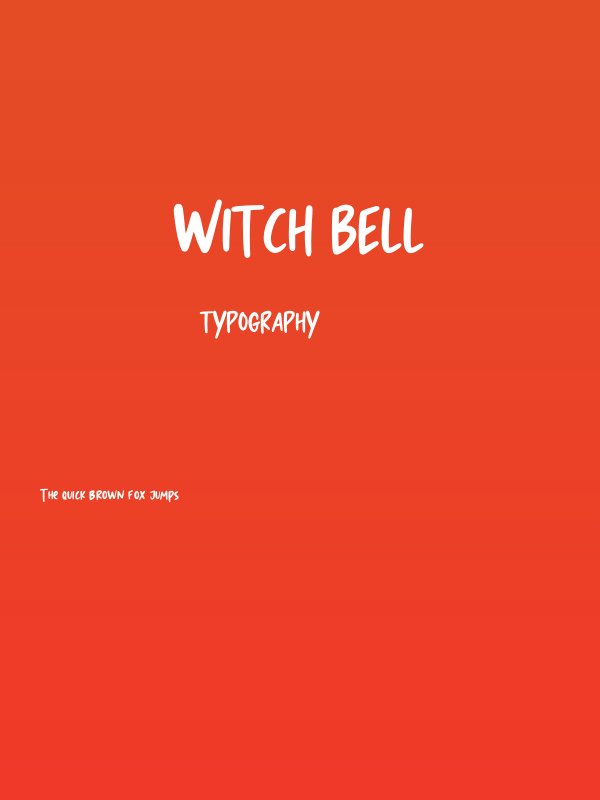 Witch Bell Poster