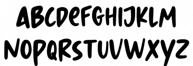 Witch Bell خط أحرف صغيرة