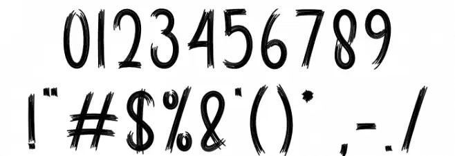 Witch Ghost Font OTHER CHARS