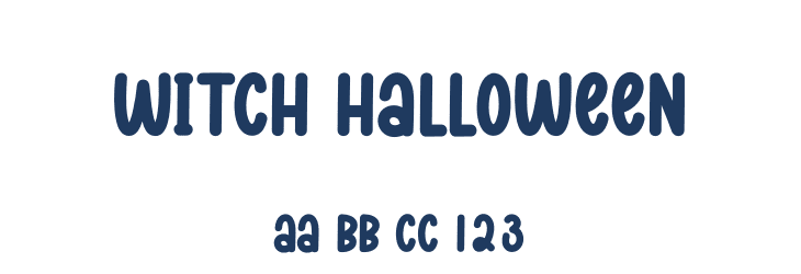 Witch Halloween Font Preview