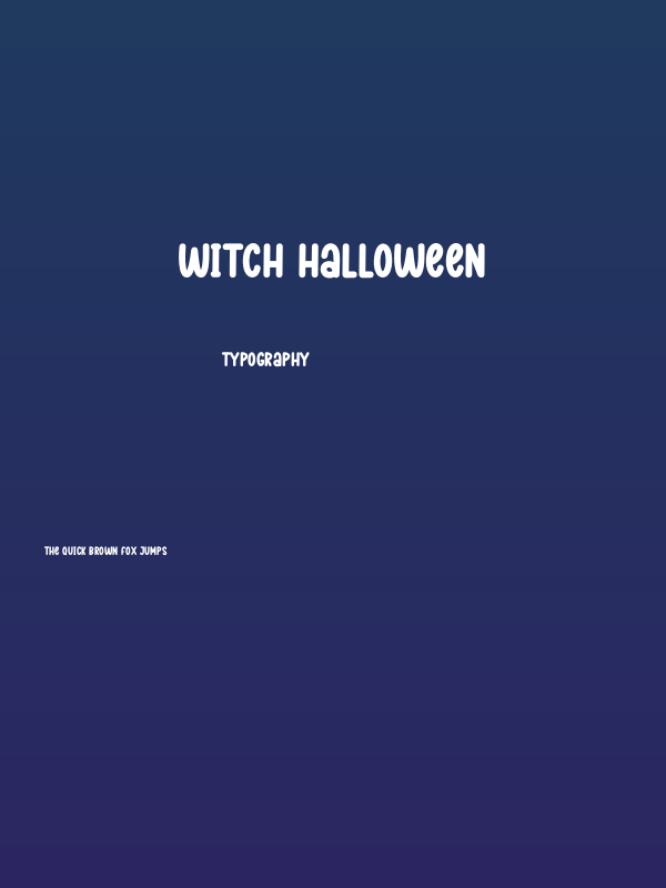 Witch Halloween Poster