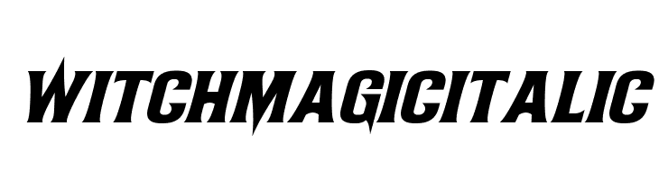 Witch Magic Italic  免费字体下载
