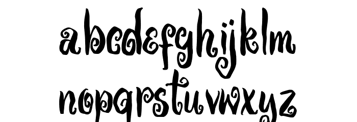 Witch Party Font LOWERCASE
