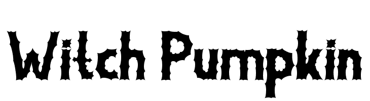 Witch Pumpkin  フリーフォントのダウンロード