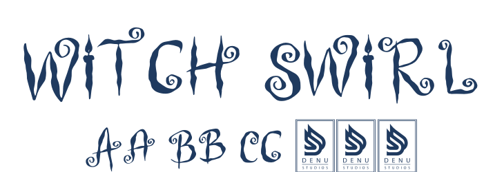 Witch Swirl Font Preview