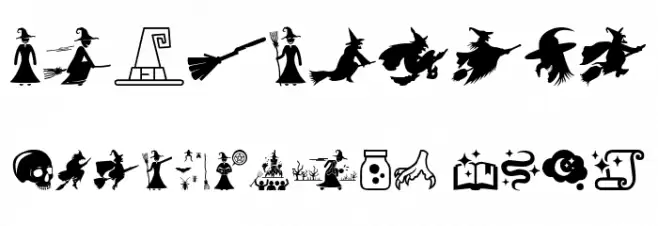 Witch Font OTHER CHARS