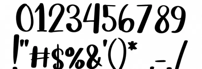 Witch Font OTHER CHARS