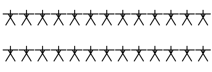 WitchDings Font LOWERCASE