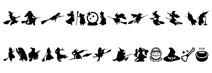 Witch Font LOWERCASE