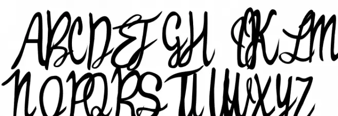 Witched Schriftart Groß