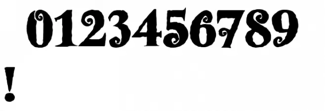 Witcher Knight Font OTHER CHARS