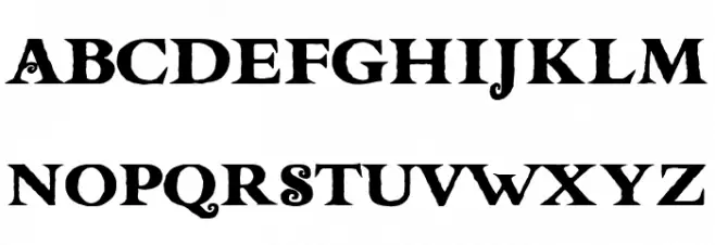 Witcher Knight Font LOWERCASE