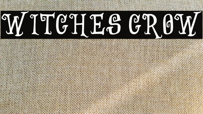 Witches Crow Example 2