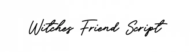 Witches Friend Script  baixar fontes gratis
