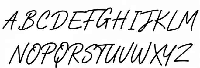 Witches Friend Script 字体 大写