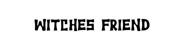 Witches Friend  नि: शुल्क फ़ॉन्ट्स डाउनलोड