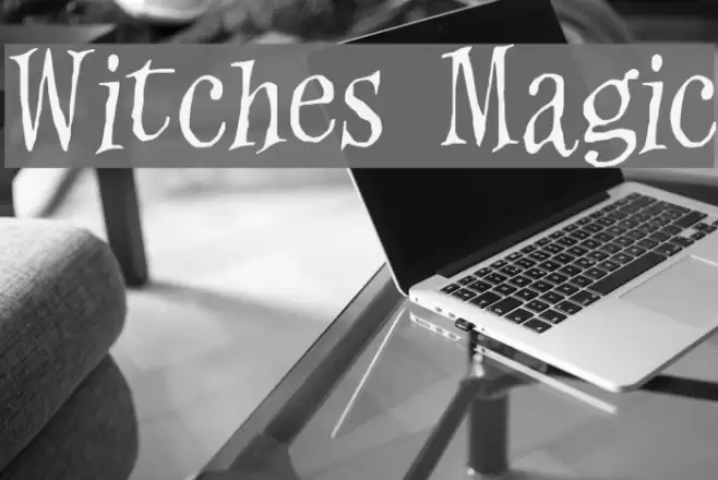 Witches Magic Шрифта examples
