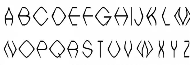 WitchesBrew 1999 フォント 大文字