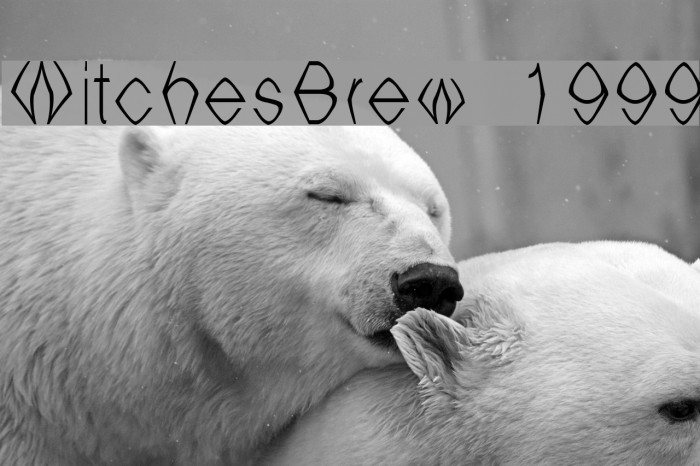 WitchesBrew 1999 Font examples