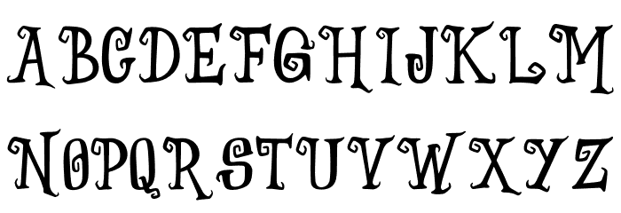 WitchesCrow Font LOWERCASE