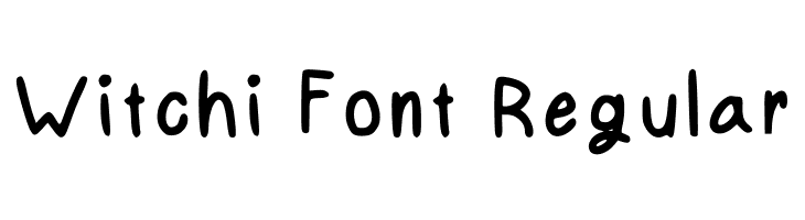 Witchi Font Regular फ़ॉन्ट